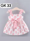 Pink Colour GURUKRUPA New Designer Fancy Wear Girls Frock Kids Colllection GK-33